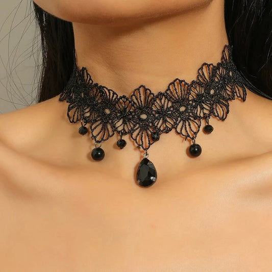 Classic Gothic Lace Choker