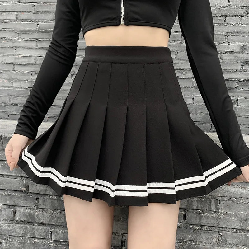 Korean Style Patchwork Skirt