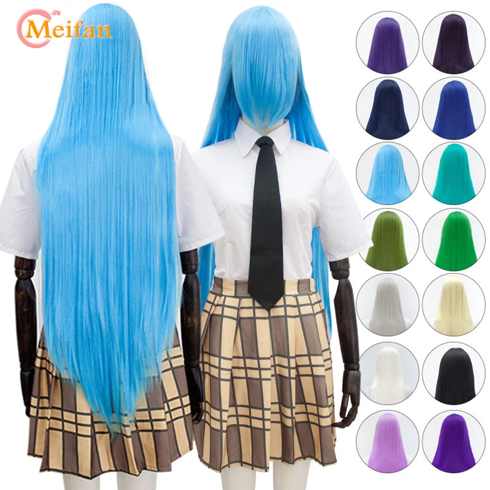 Synthetic Wig With Bangs Multi Colour
