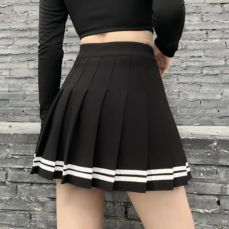Korean Style Patchwork Skirt