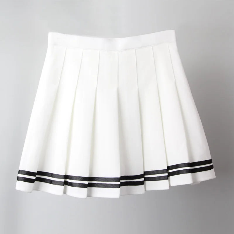 Korean Style Patchwork Skirt