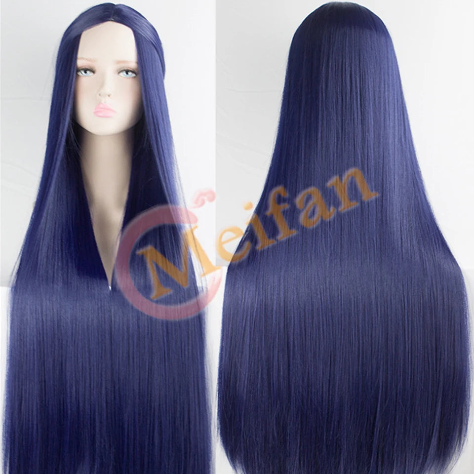 Synthetic Wig With Bangs Multi Colour