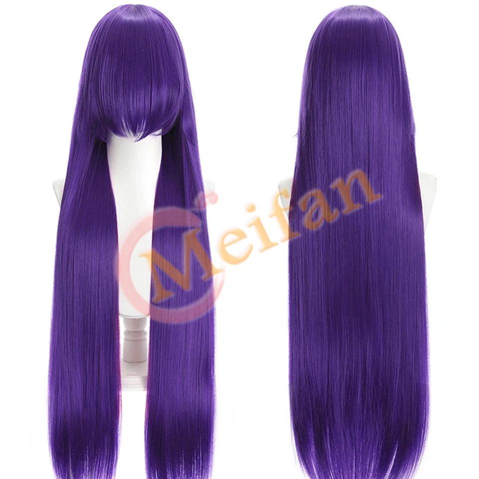 Synthetic Wig With Bangs Multi Colour