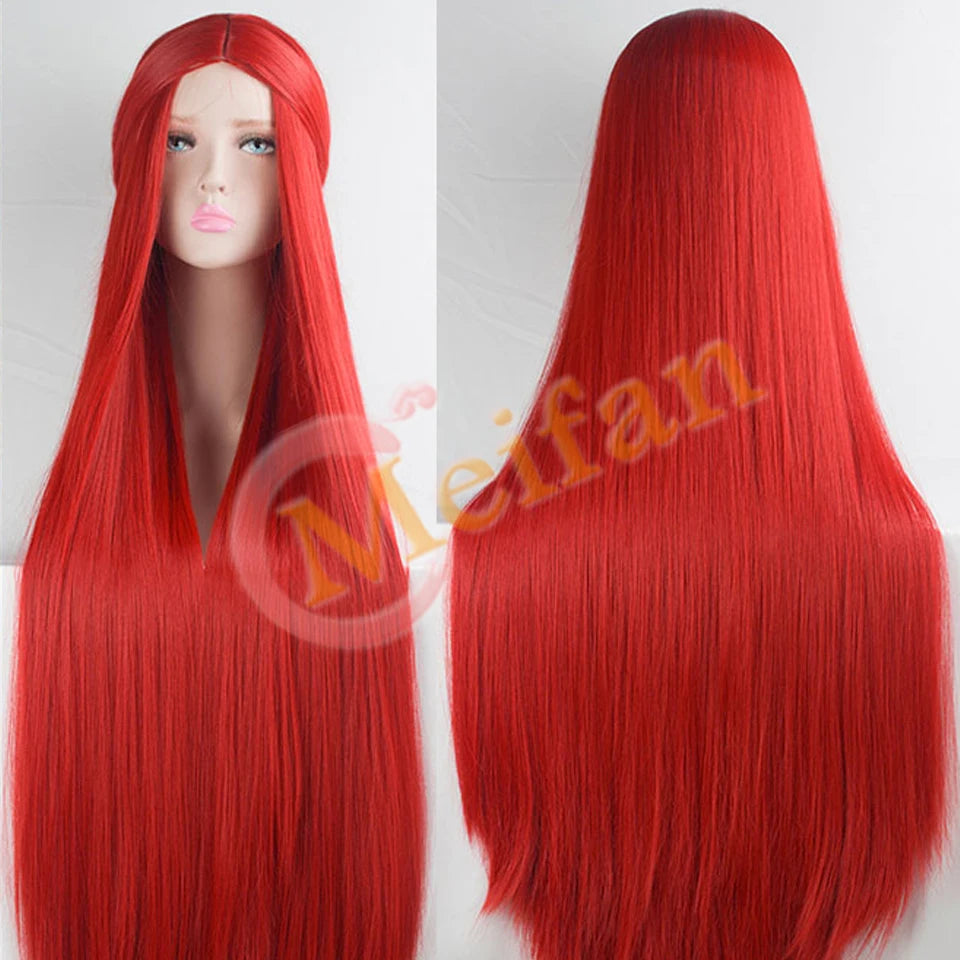 Synthetic Wig With Bangs Multi Colour