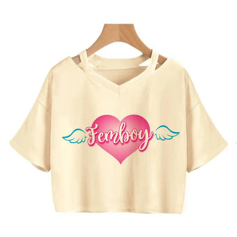 Femboy Crop Top Multi Variant