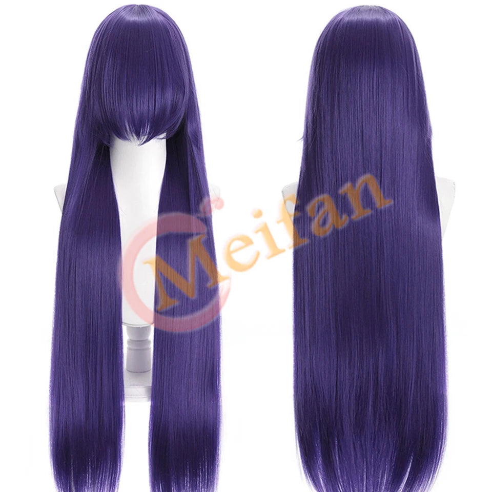 Synthetic Wig With Bangs Multi Colour
