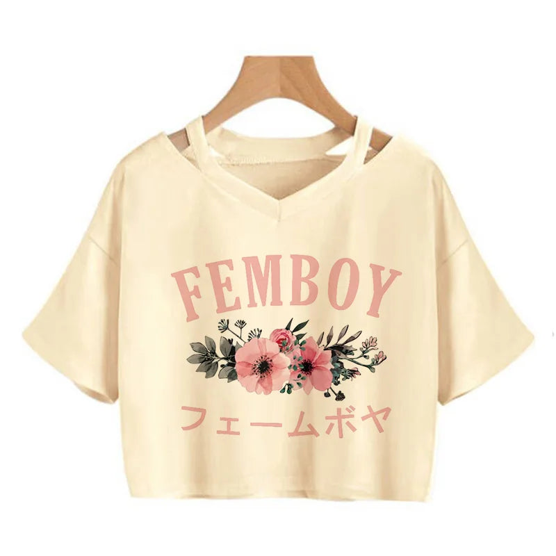 Femboy Crop Top Multi Variant