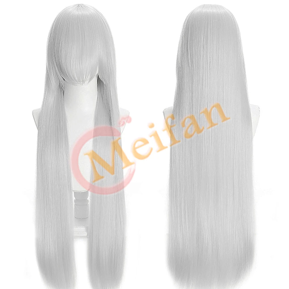 Synthetic Wig With Bangs Multi Colour