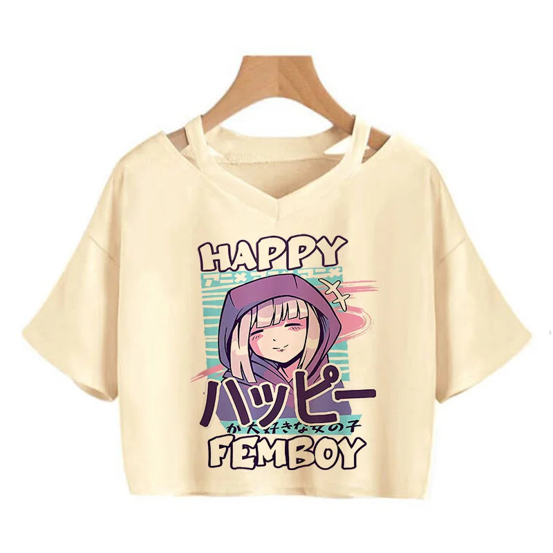 Femboy Crop Top Multi Variant