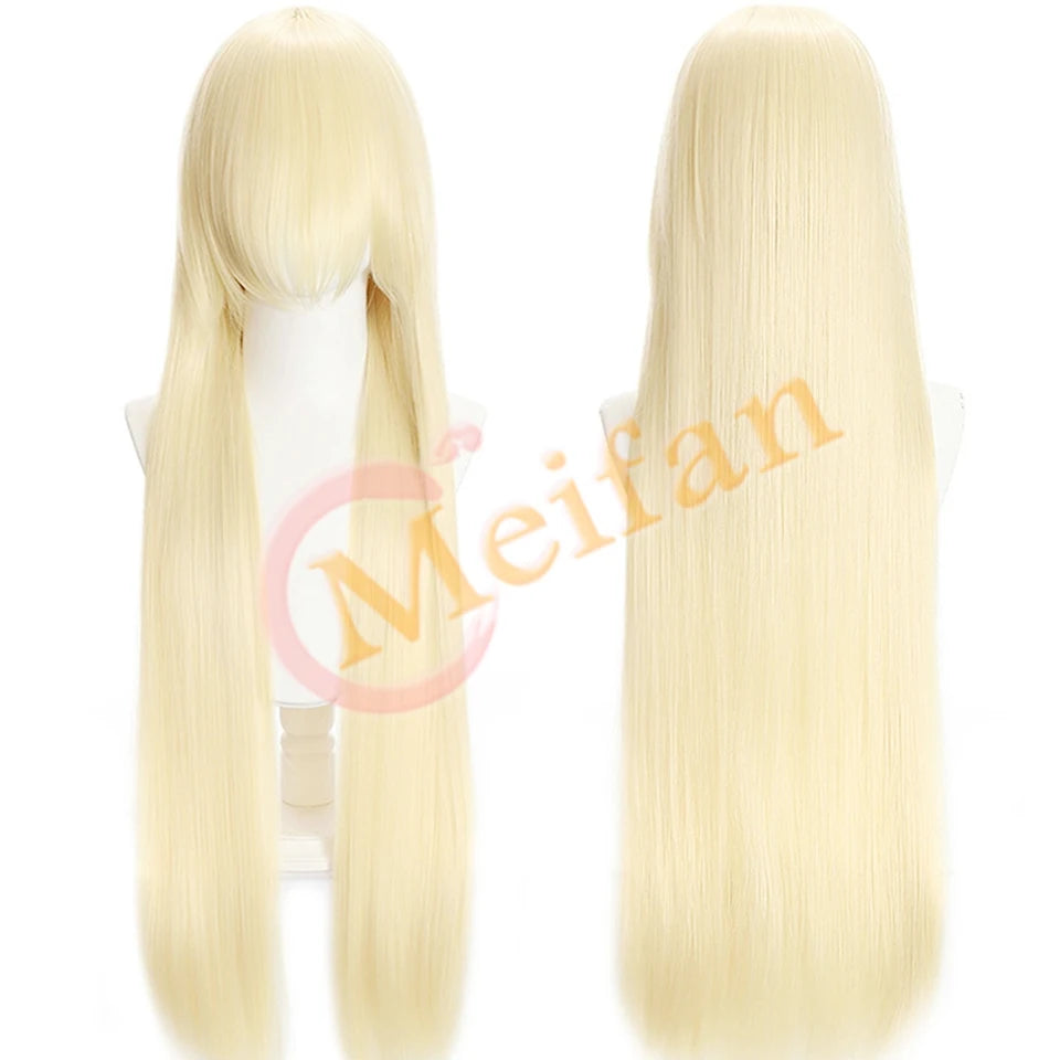 Synthetic Wig With Bangs Multi Colour