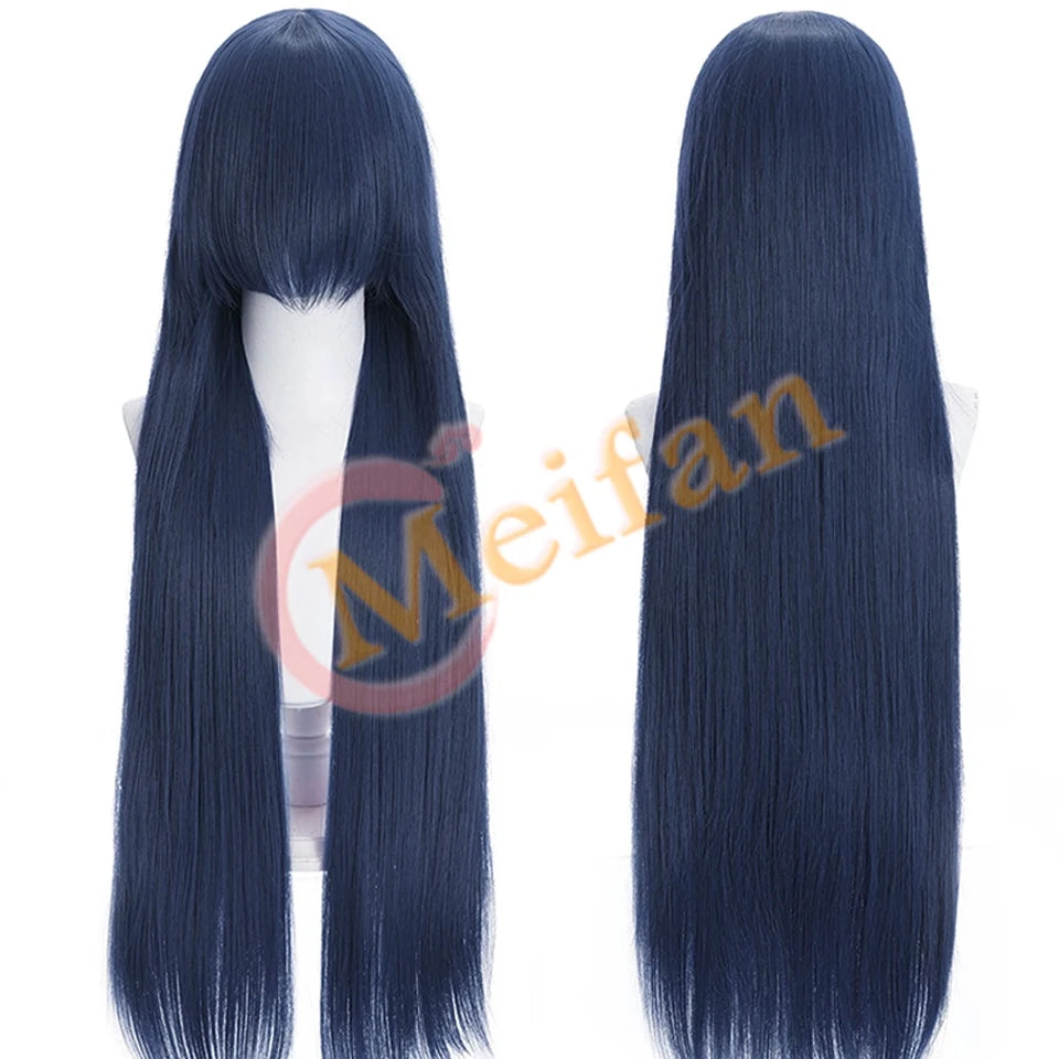 Synthetic Wig With Bangs Multi Colour