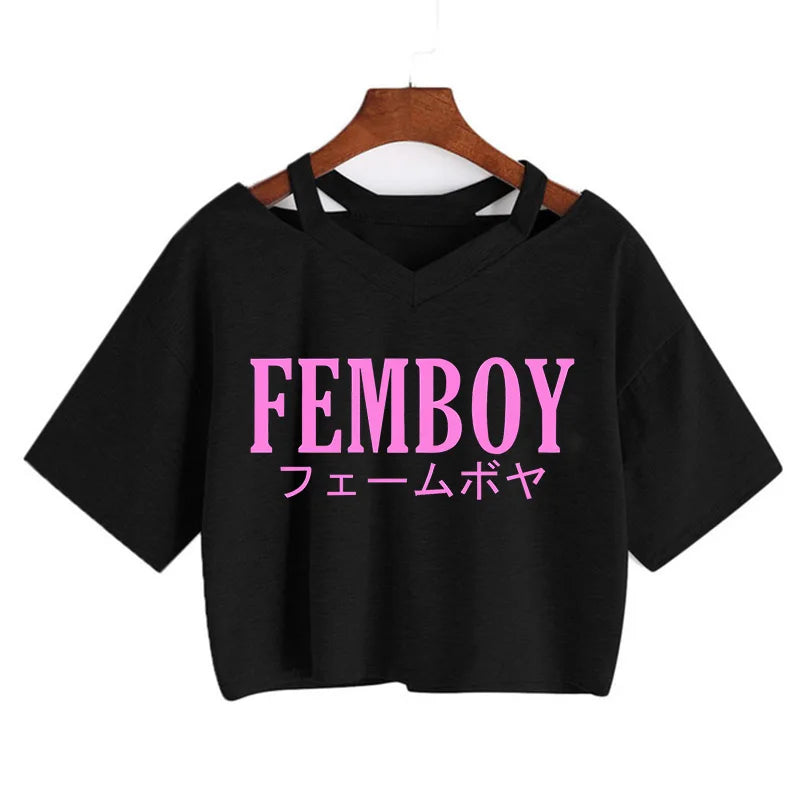 Femboy Crop Top Multi Variant
