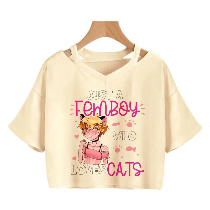 Femboy Crop Top Multi Variant