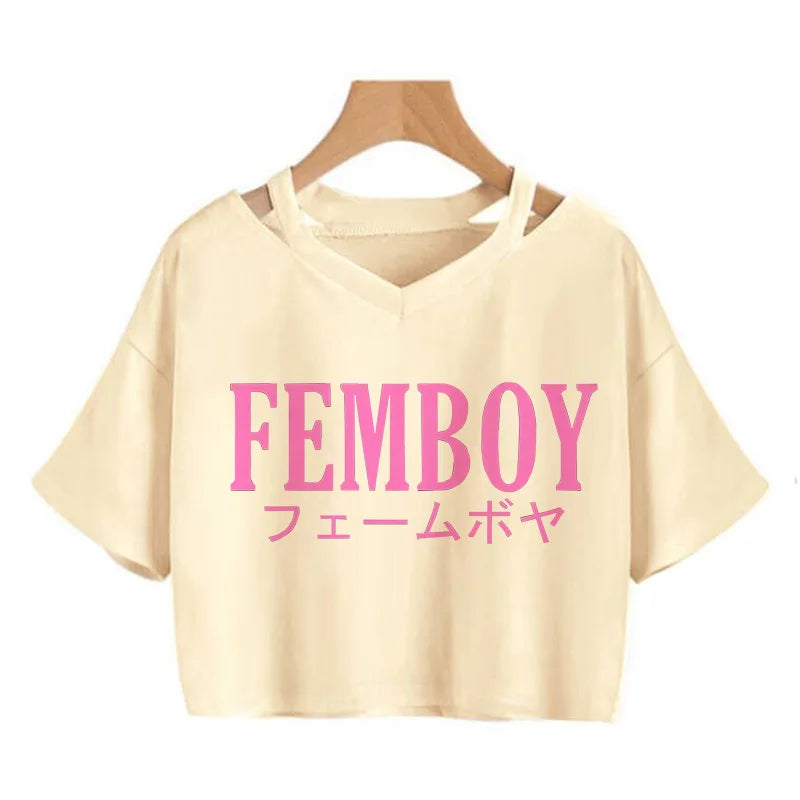 Femboy Crop Top Multi Variant