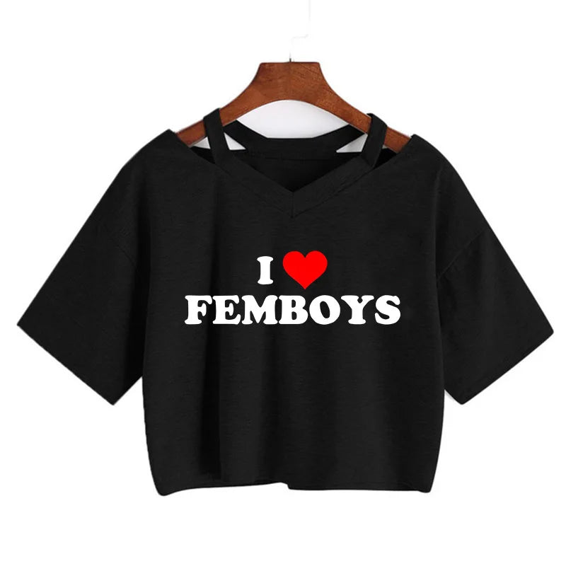 Femboy Crop Top Multi Variant
