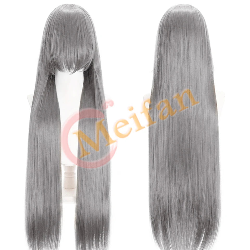 Synthetic Wig With Bangs Multi Colour