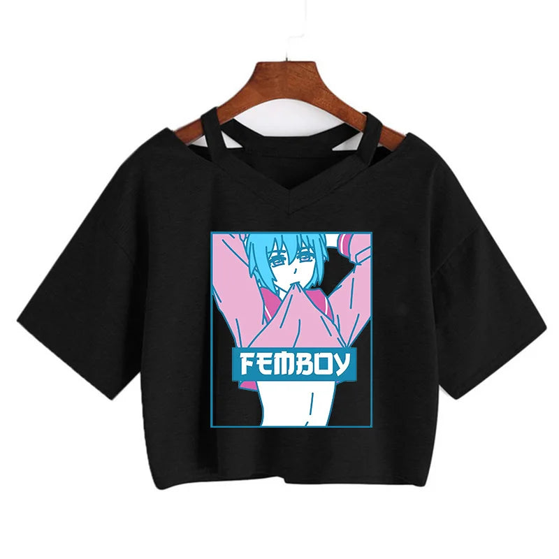 Femboy Crop Top Multi Variant