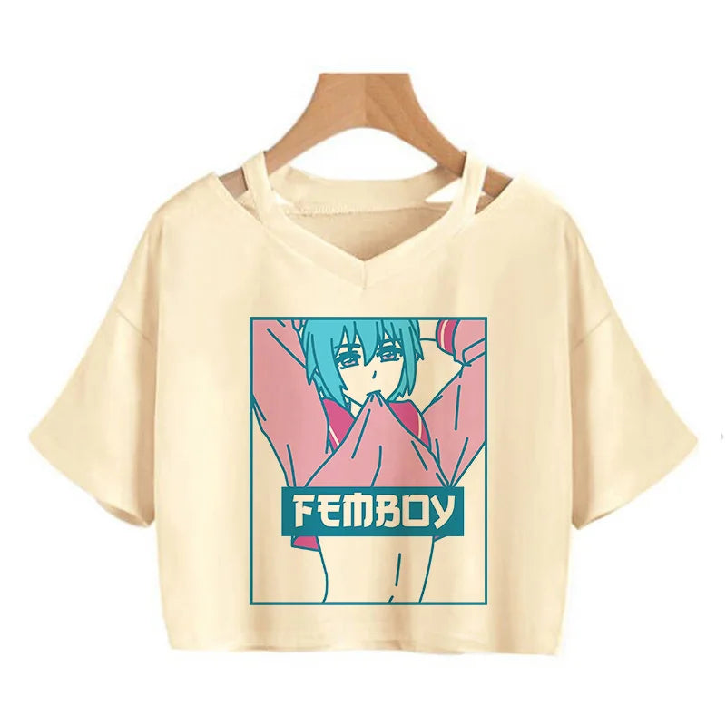 Femboy Crop Top Multi Variant