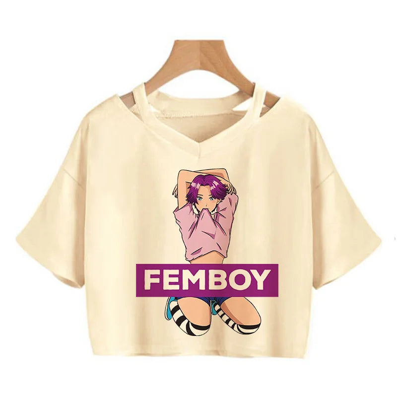Femboy Crop Top Multi Variant