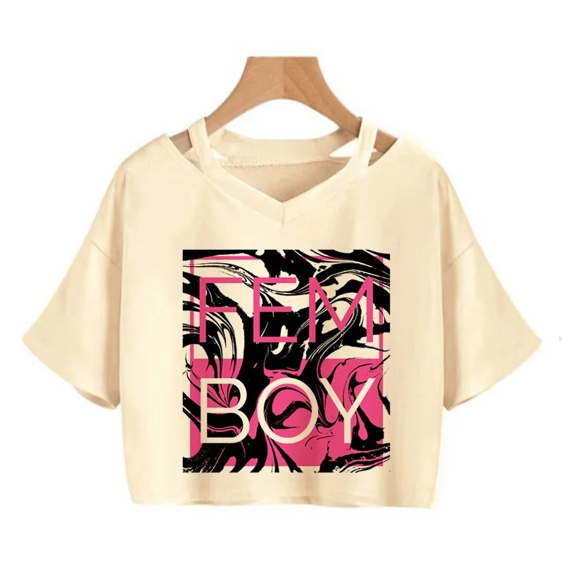 Femboy Crop Top Multi Variant