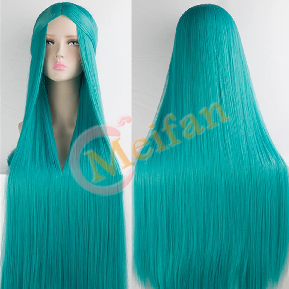 Synthetic Wig With Bangs Multi Colour