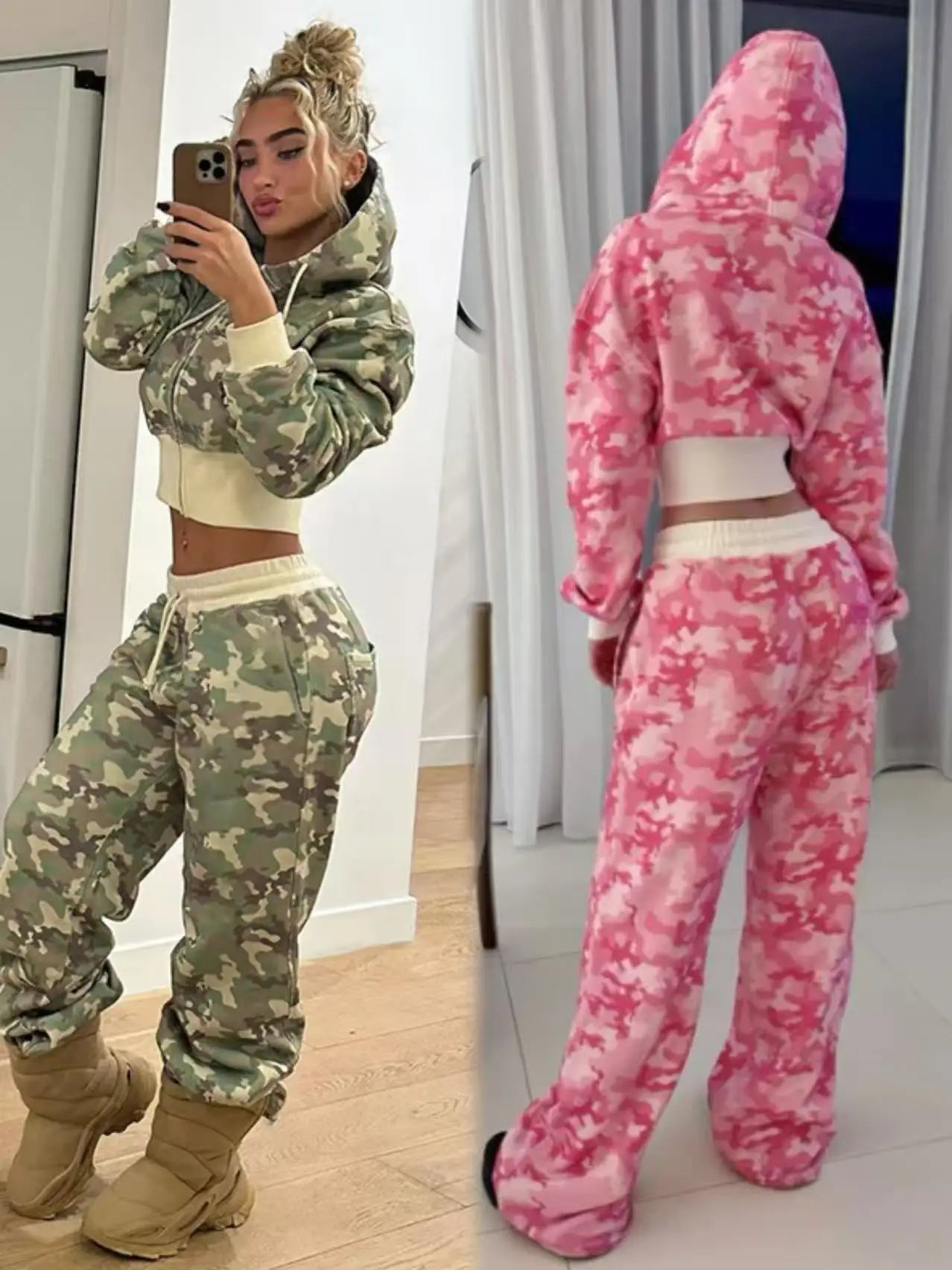 Camouflage two Piece Set