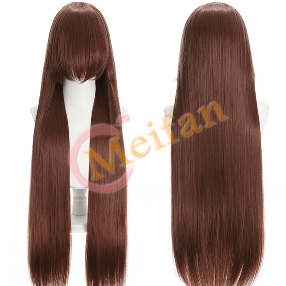 Synthetic Wig With Bangs Multi Colour