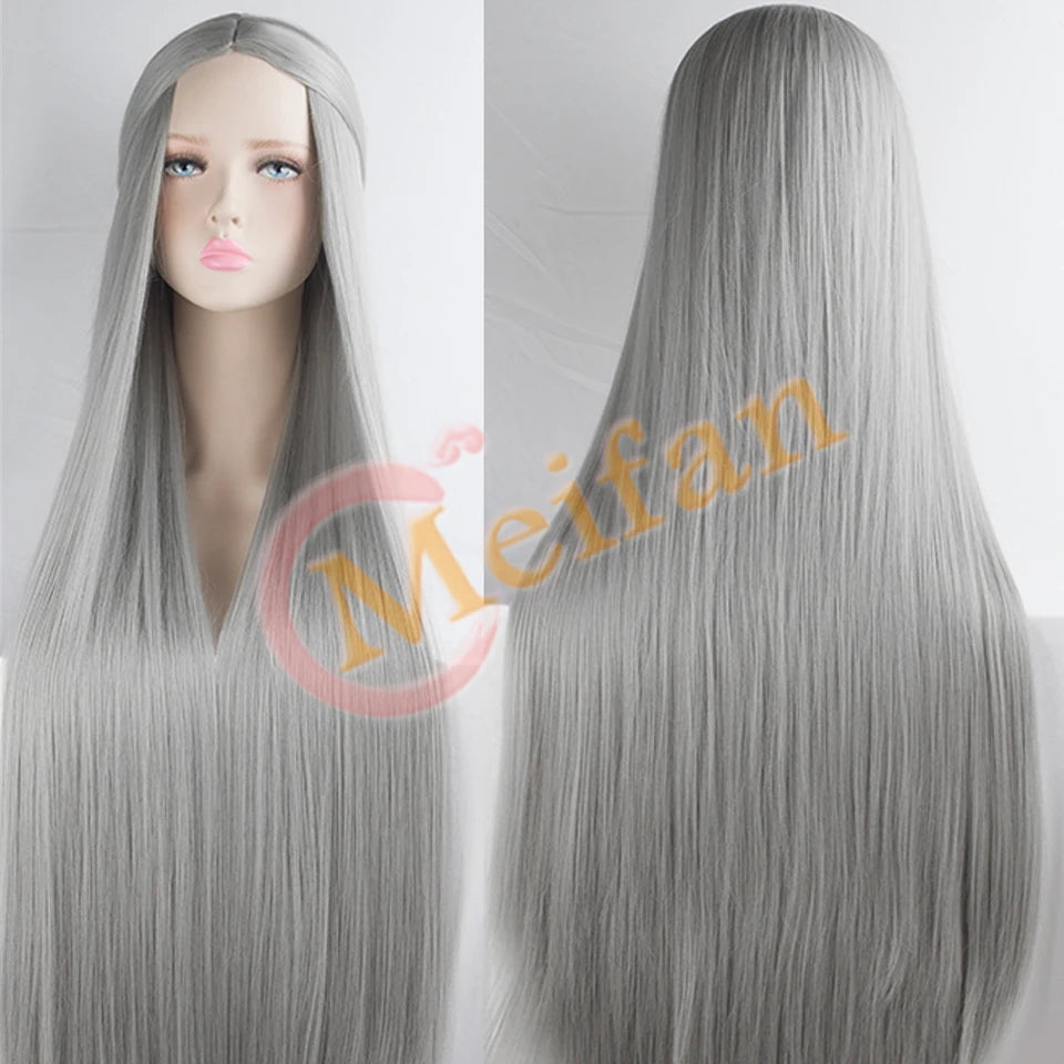 Synthetic Wig With Bangs Multi Colour
