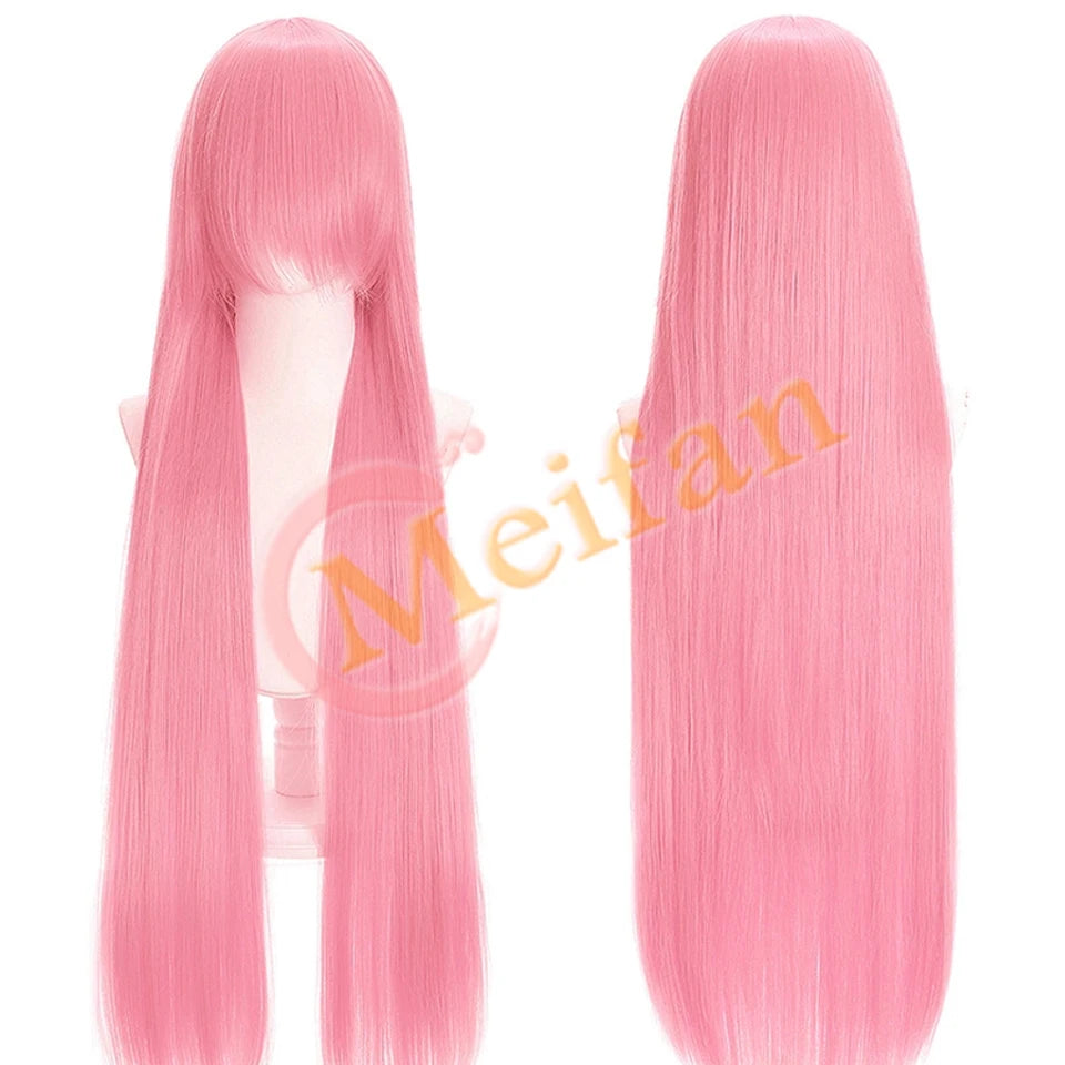 Synthetic Wig With Bangs Multi Colour