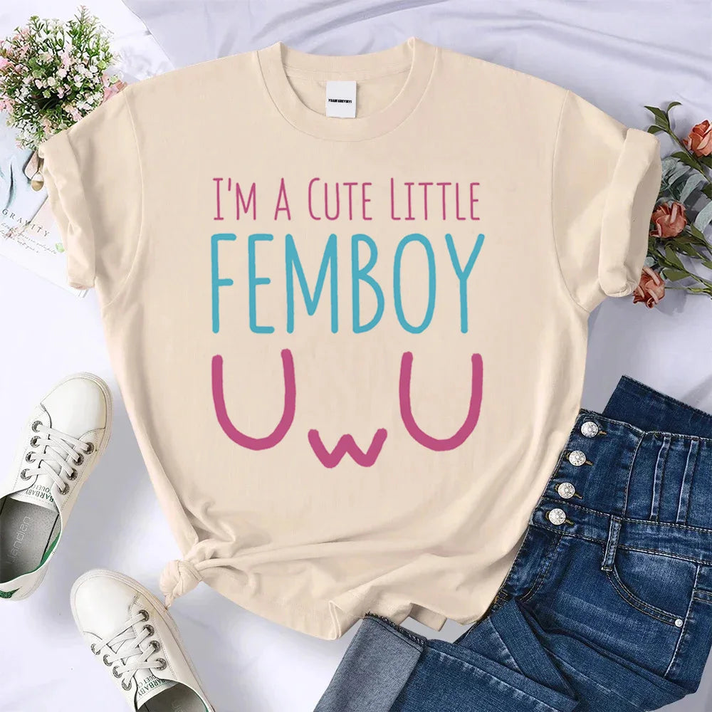 Femboy Shirt Psychedelic Pastel