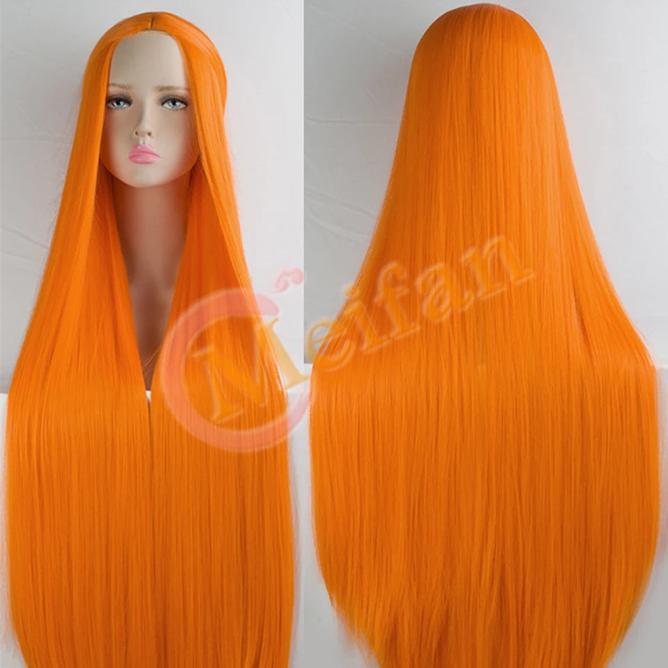 Synthetic Wig With Bangs Multi Colour