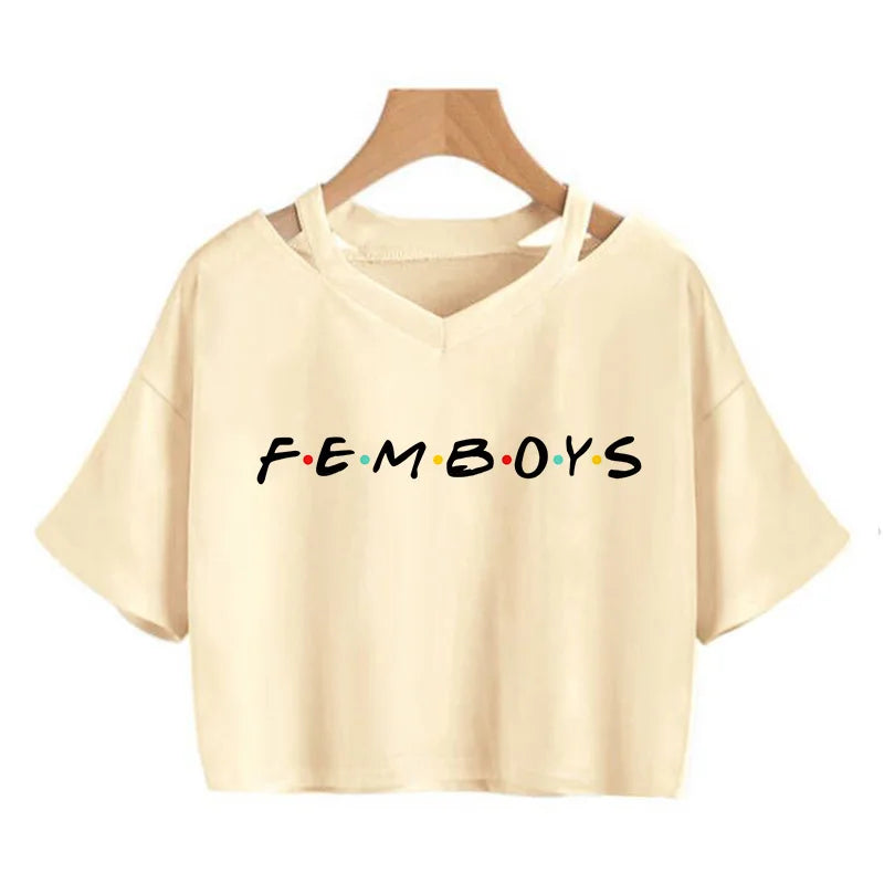 Femboy Crop Top Multi Variant