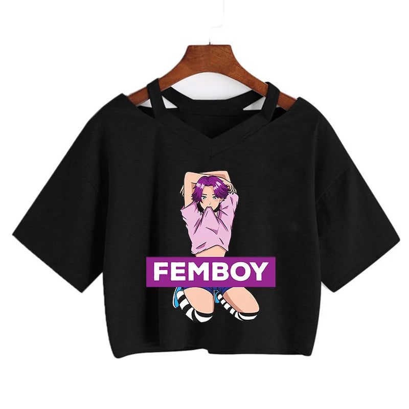 Femboy Crop Top Multi Variant
