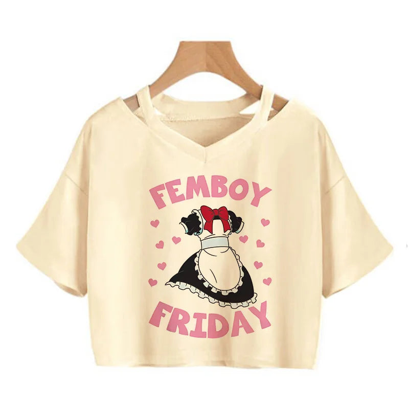 Femboy Crop Top Multi Variant