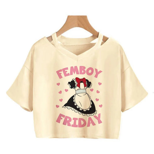 Femboy Crop Top Multi Variant