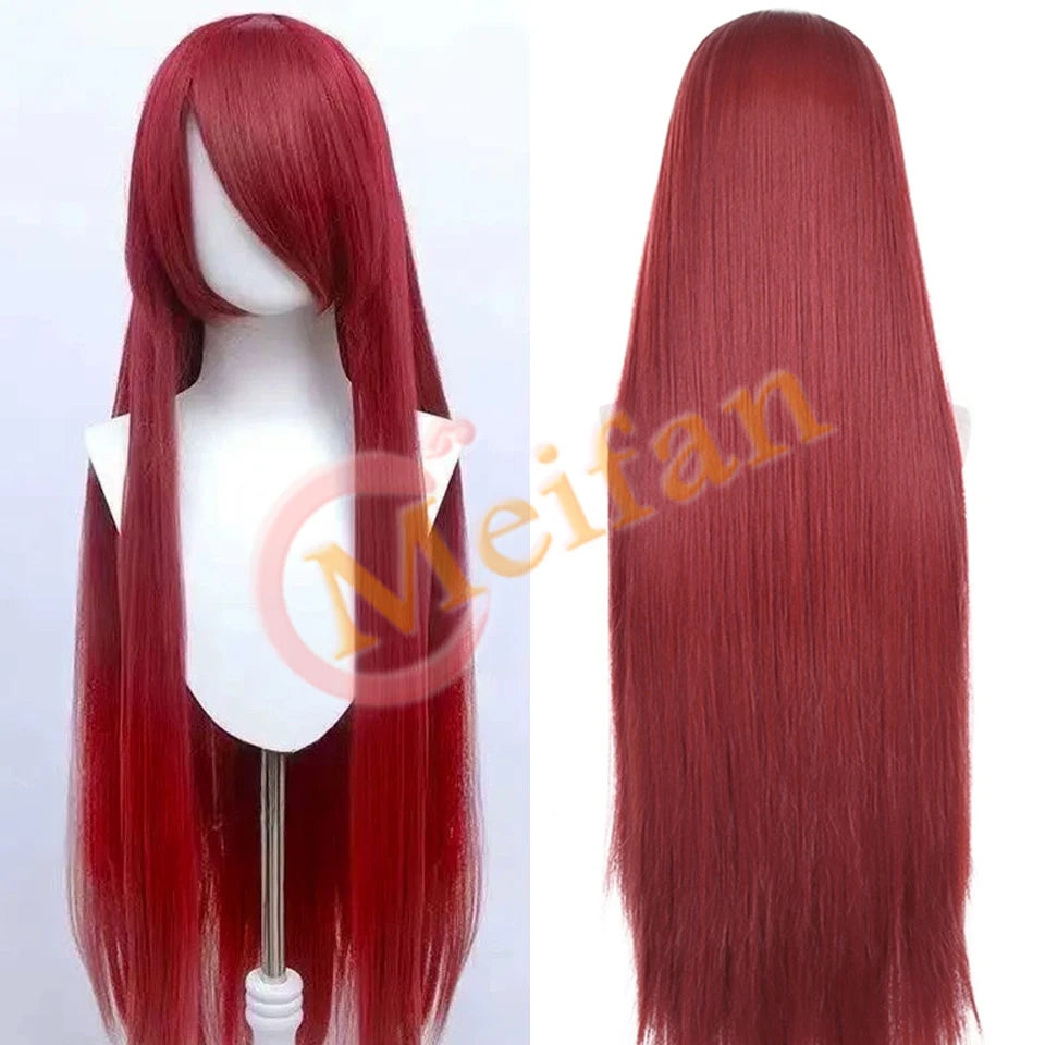 Synthetic Wig With Bangs Multi Colour
