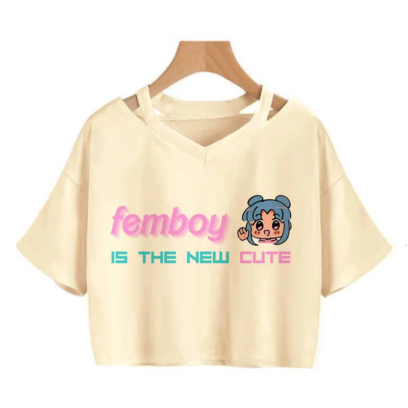 Femboy Crop Top Multi Variant