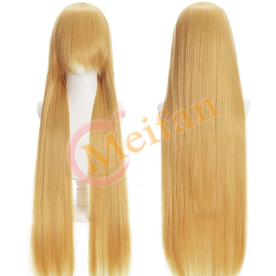 Synthetic Wig With Bangs Multi Colour