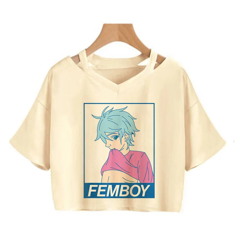 Femboy Crop Top Multi Variant