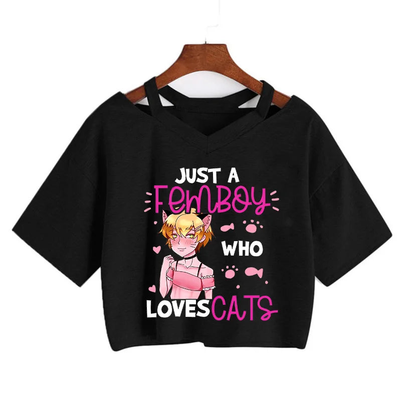 Femboy Crop Top Multi Variant