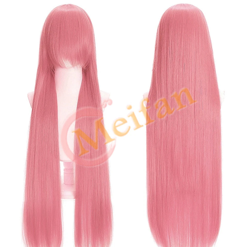 Synthetic Wig With Bangs Multi Colour