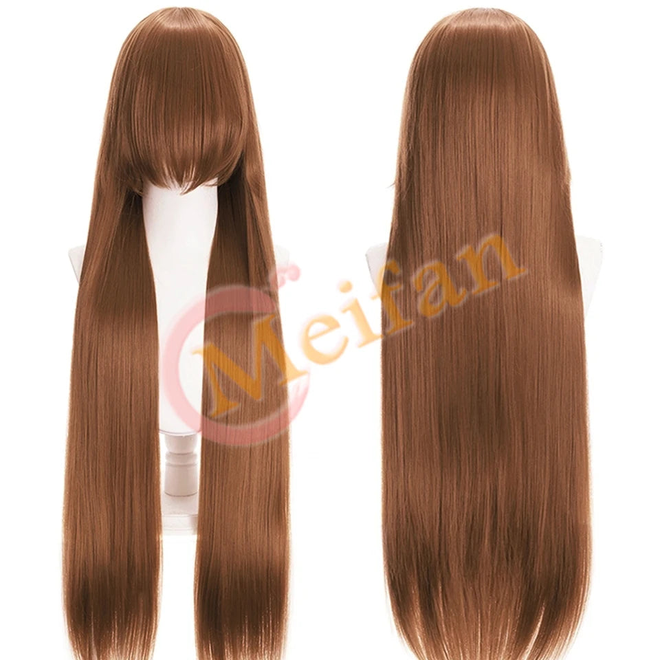 Synthetic Wig With Bangs Multi Colour