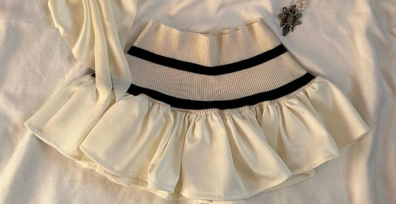 Cute Sweater Skirt Suit